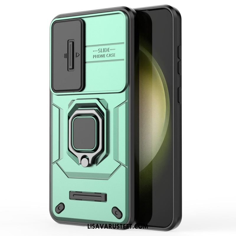 Kuori Samsung Galaxy S25 Plus 5g Kestävä Rengas Linssinsuojalla Suojakuori