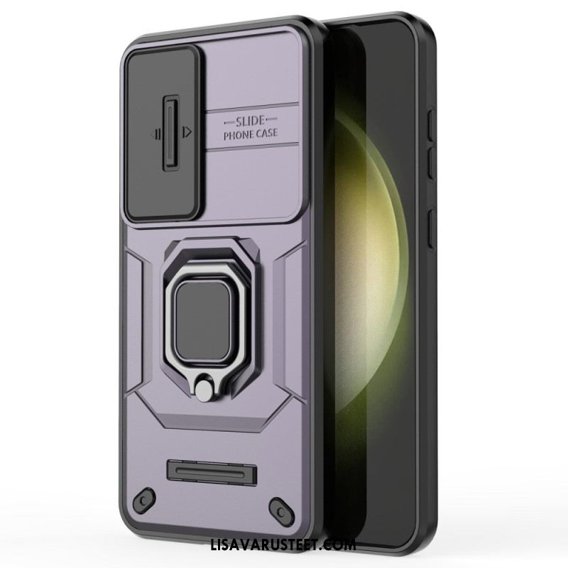 Kuori Samsung Galaxy S25 Plus 5g Kestävä Rengas Linssinsuojalla Suojakuori