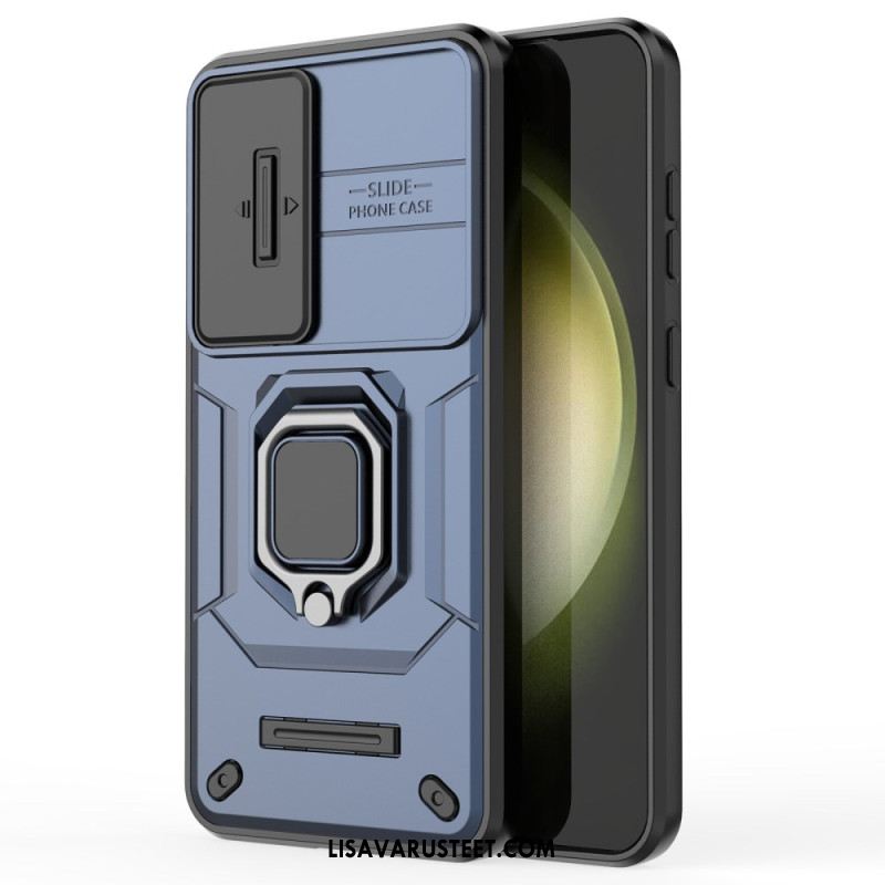 Kuori Samsung Galaxy S25 Plus 5g Kestävä Rengas Linssinsuojalla Suojakuori