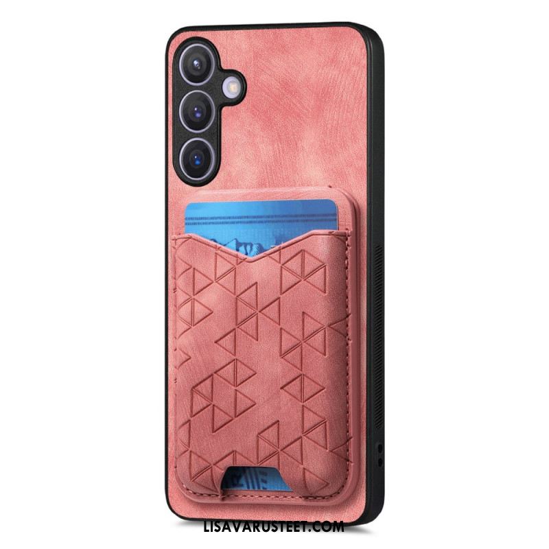 Kuori Samsung Galaxy S25 Plus 5g Korttikotelolla Ja Jalustalla Suojakuori