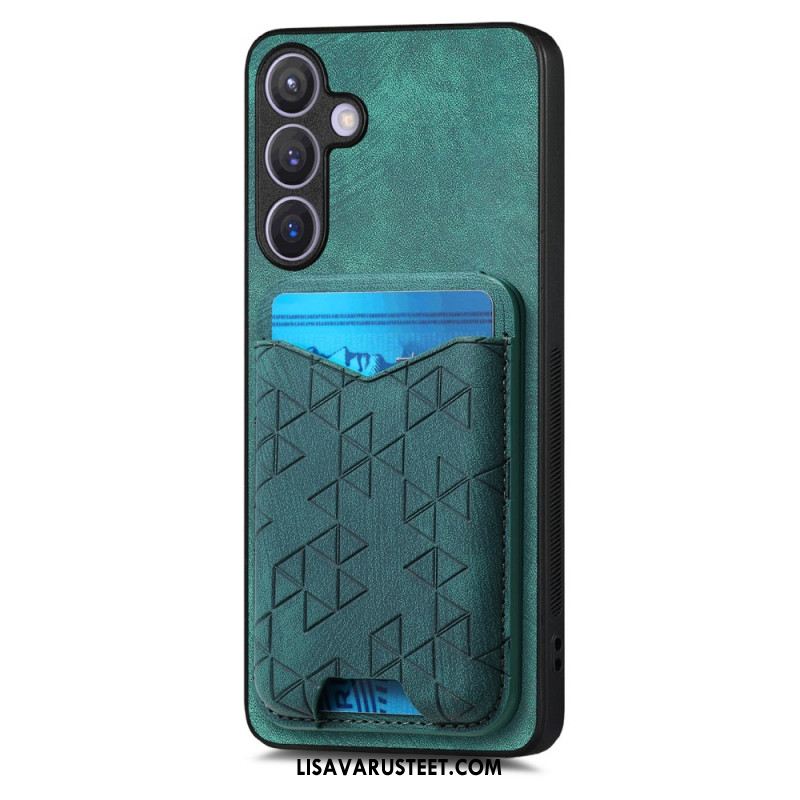 Kuori Samsung Galaxy S25 Plus 5g Korttikotelolla Ja Jalustalla Suojakuori