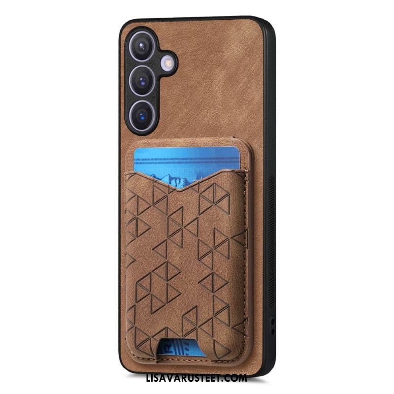 Kuori Samsung Galaxy S25 Plus 5g Korttikotelolla Ja Jalustalla Suojakuori