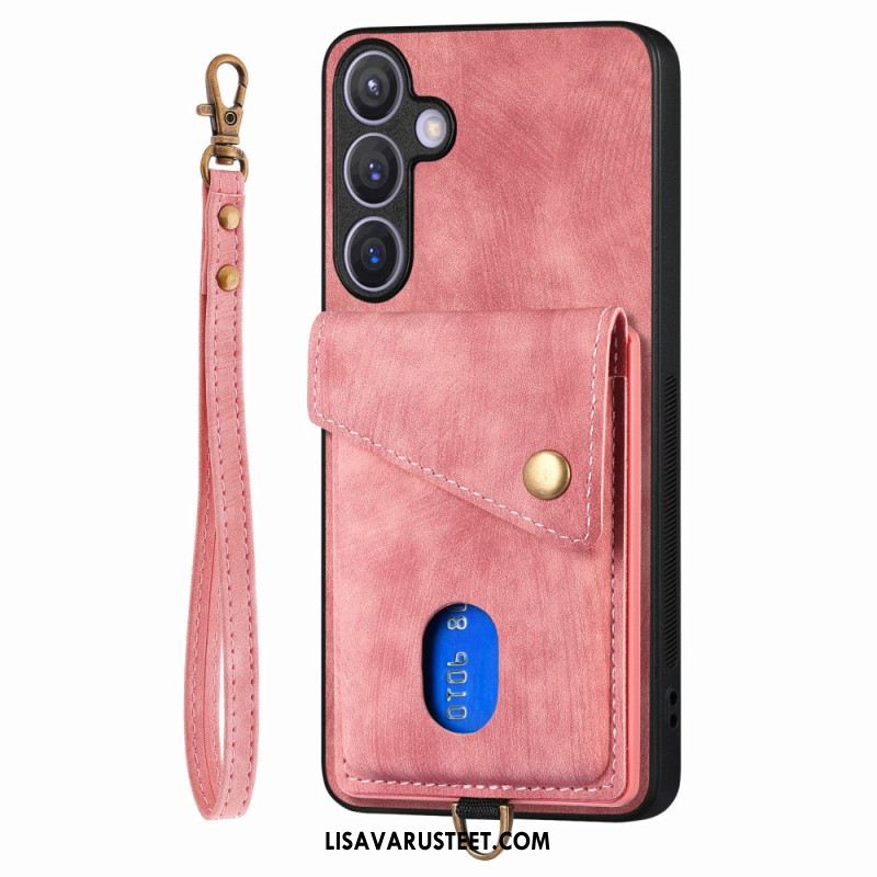 Kuori Samsung Galaxy S25 Plus 5g Monitoiminen Mokkanahka Vaikutus