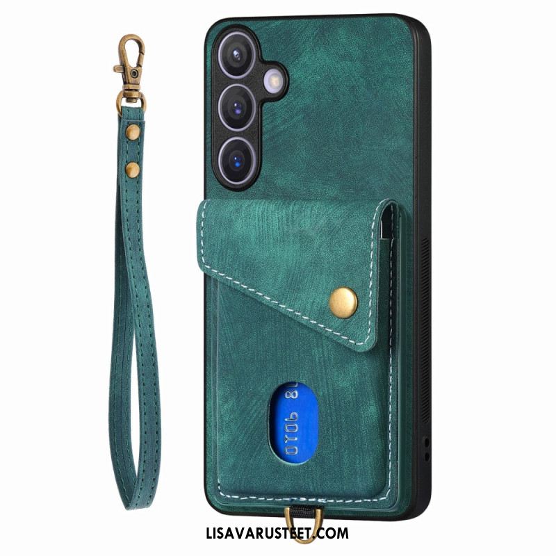 Kuori Samsung Galaxy S25 Plus 5g Monitoiminen Mokkanahka Vaikutus