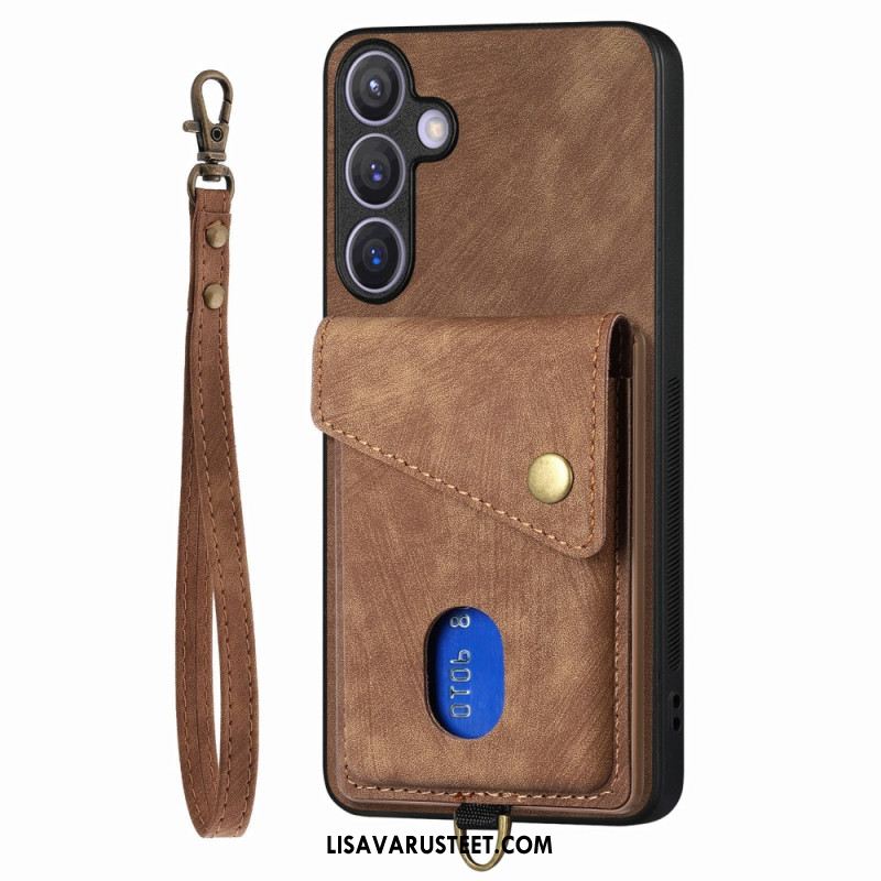 Kuori Samsung Galaxy S25 Plus 5g Monitoiminen Mokkanahka Vaikutus