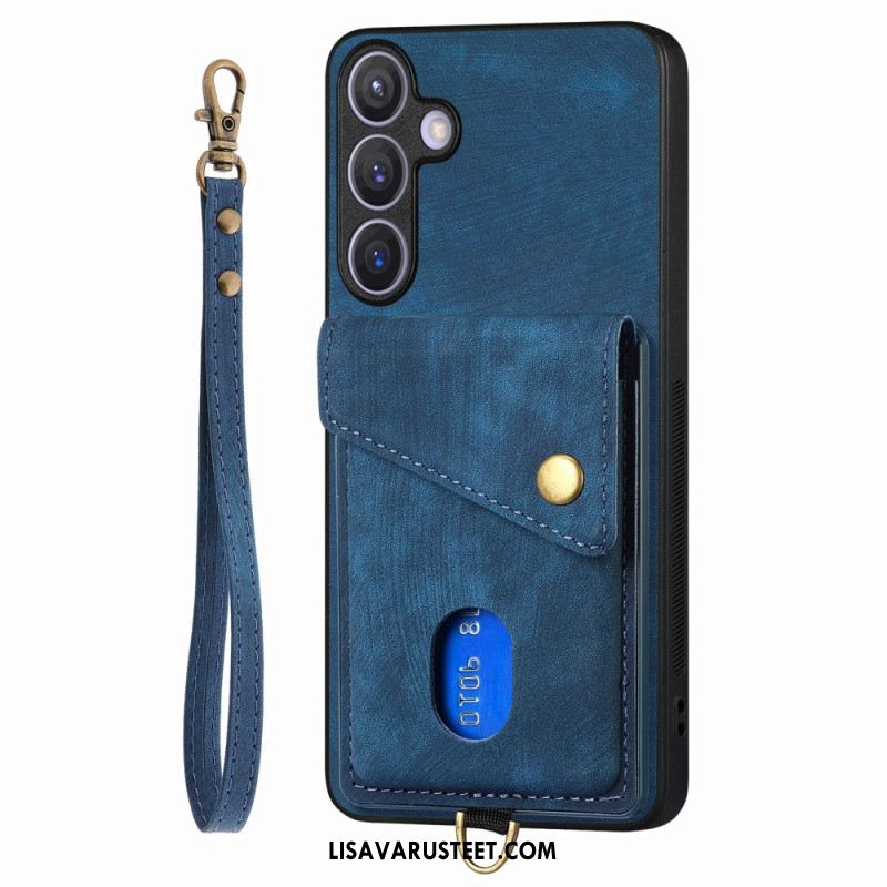 Kuori Samsung Galaxy S25 Plus 5g Monitoiminen Mokkanahka Vaikutus