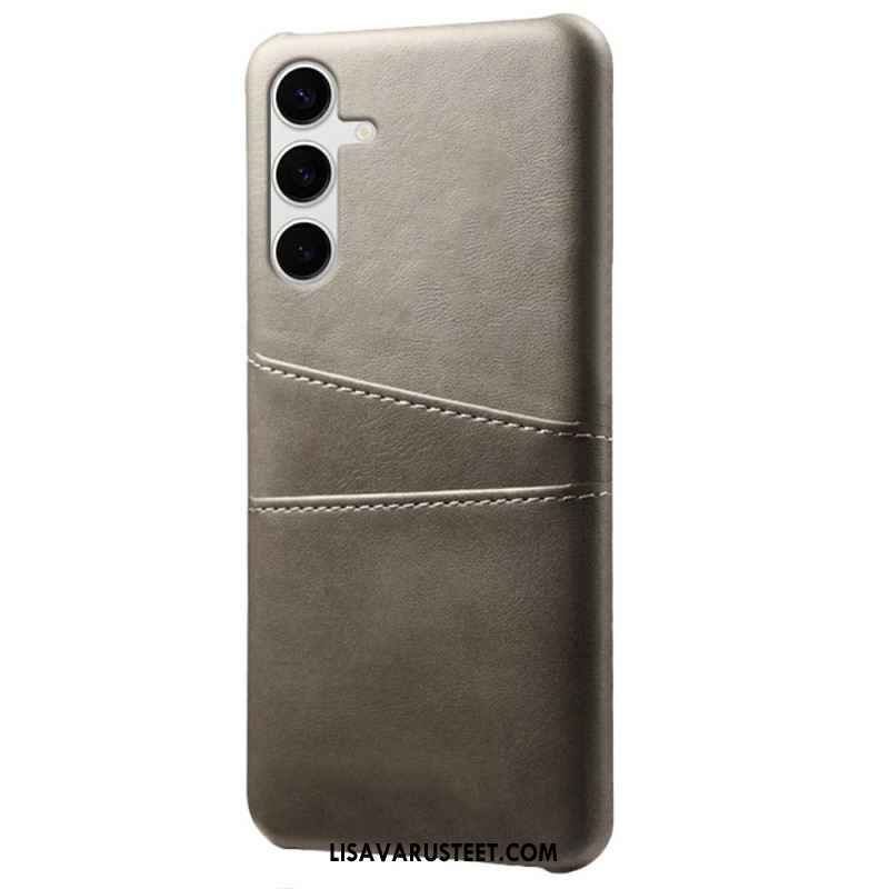 Kuori Samsung Galaxy S25 Plus 5g Nahkakuvioinen Korttiteline