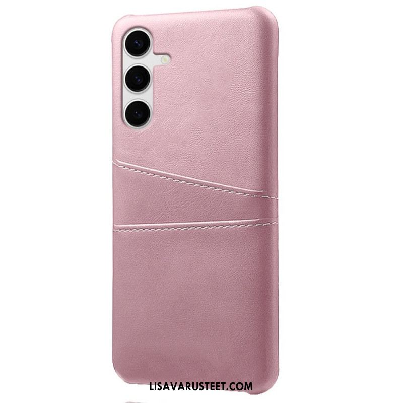 Kuori Samsung Galaxy S25 Plus 5g Nahkakuvioinen Korttiteline