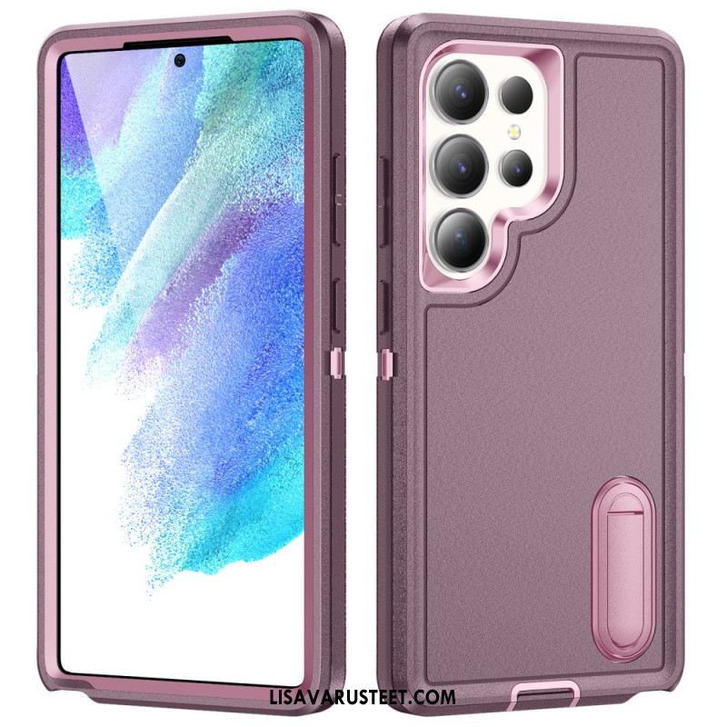 Kuori Samsung Galaxy S25 Ultra 5g 3-in-1-suoja Jalustalla Suojakuori