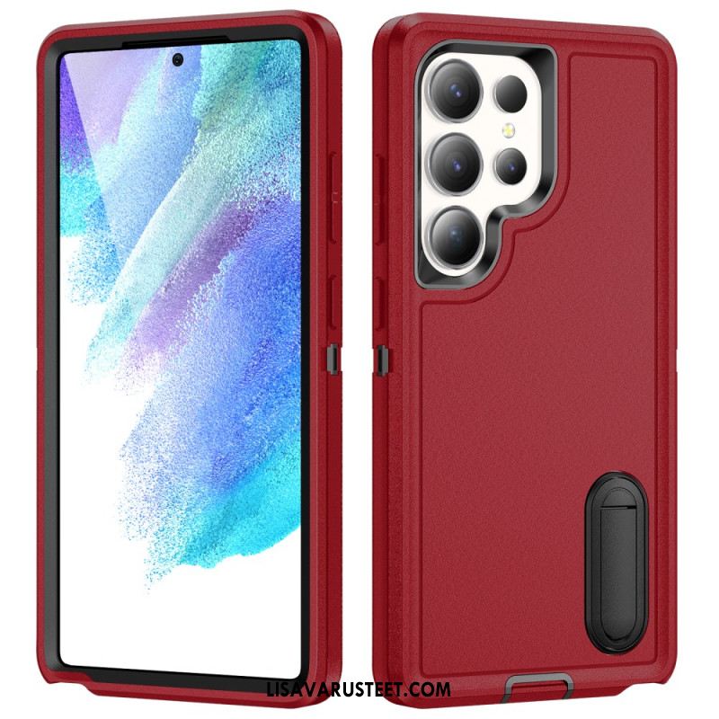 Kuori Samsung Galaxy S25 Ultra 5g 3-in-1-suoja Jalustalla Suojakuori
