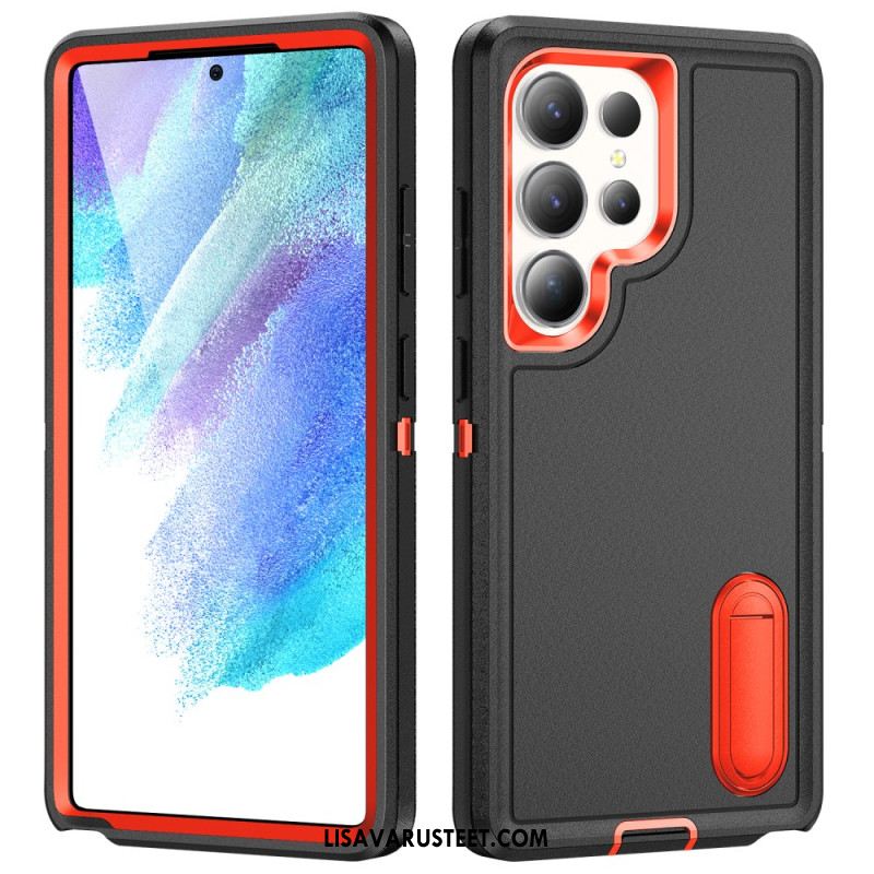 Kuori Samsung Galaxy S25 Ultra 5g 3-in-1-suoja Jalustalla Suojakuori