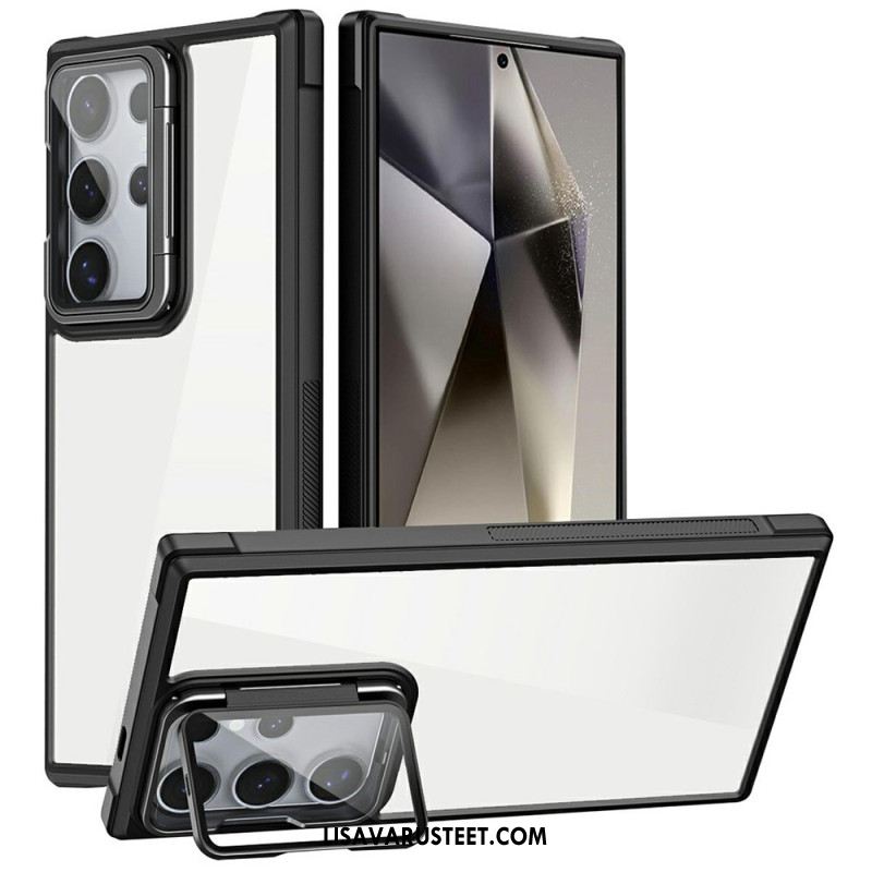 Kuori Samsung Galaxy S25 Ultra 5g Kestävä Sisäänrakennetulla Jalustalla