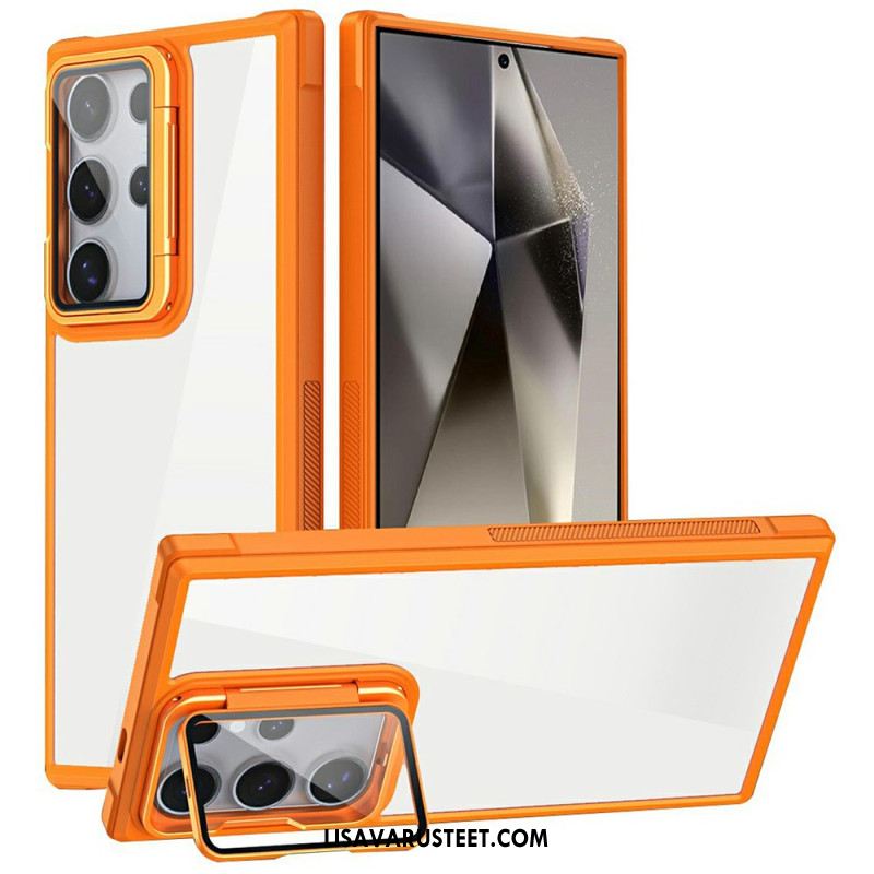 Kuori Samsung Galaxy S25 Ultra 5g Kestävä Sisäänrakennetulla Jalustalla