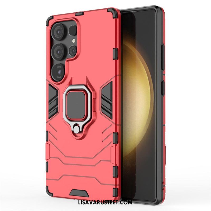 Kuori Samsung Galaxy S25 Ultra 5g Kestävä Sormuksenpidike Suojakuori