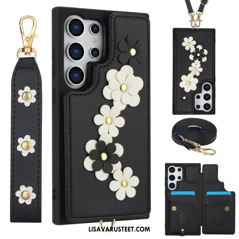 Kuori Samsung Galaxy S25 Ultra 5g Korttikotelo Narulla Ja Olkahihnalla