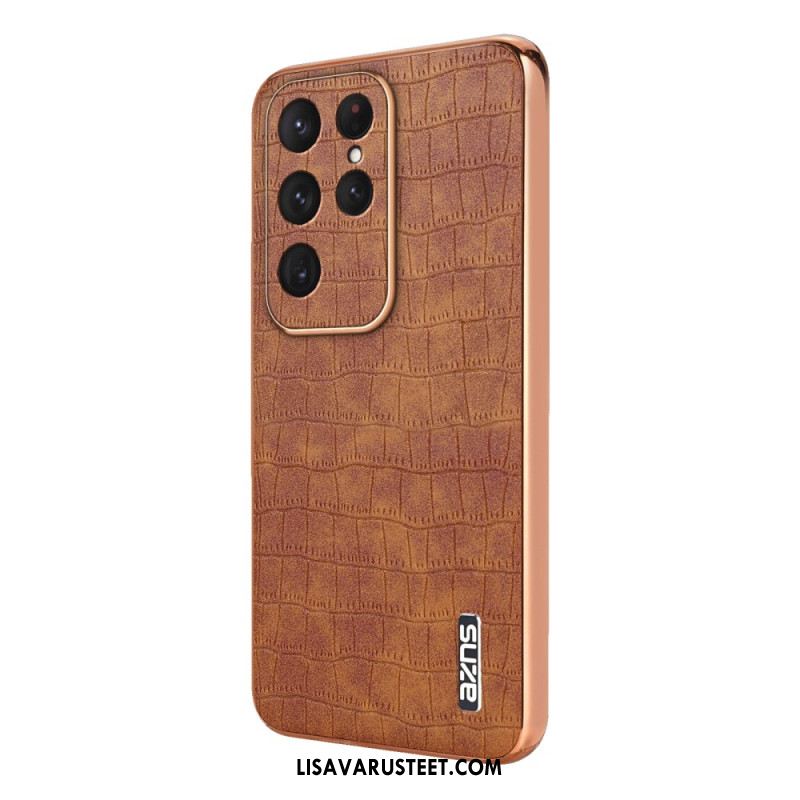 Kuori Samsung Galaxy S25 Ultra 5g Krokotiilikuvioinen Azns
