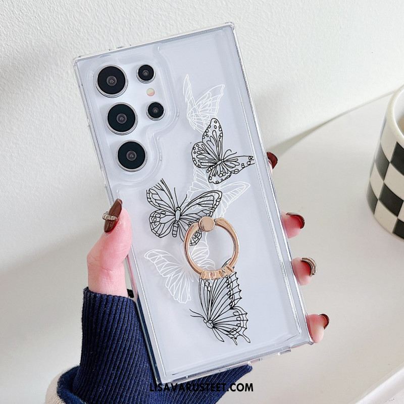 Kuori Samsung Galaxy S25 Ultra 5g Kuviollinen Sormusteline