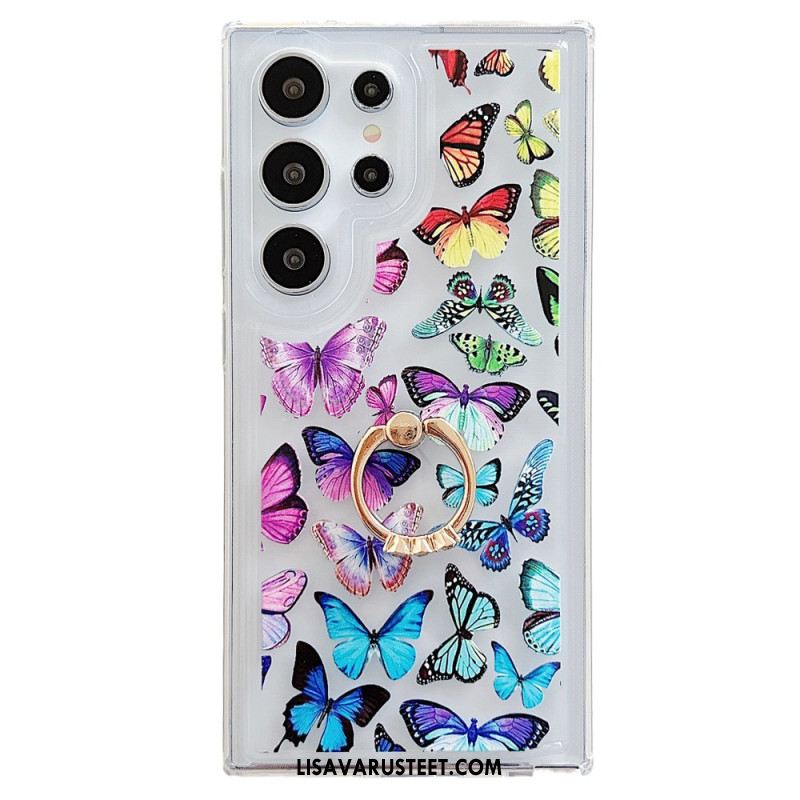 Kuori Samsung Galaxy S25 Ultra 5g Kuviollinen Sormusteline