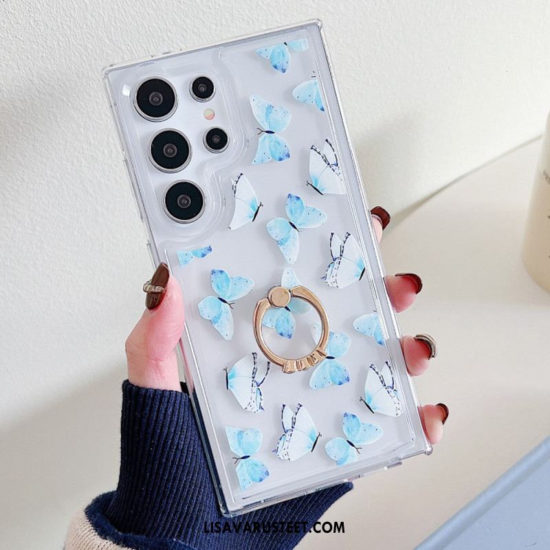 Kuori Samsung Galaxy S25 Ultra 5g Kuviollinen Sormusteline