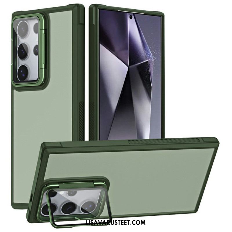 Kuori Samsung Galaxy S25 Ultra 5g Linssinsuojus Ja Jalusta Suojakuori