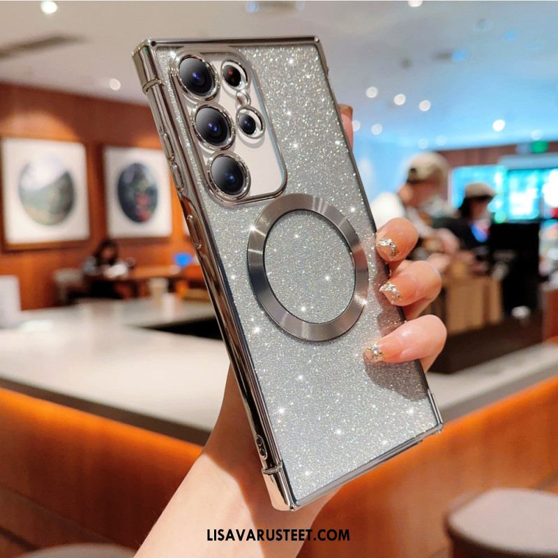 Kuori Samsung Galaxy S25 Ultra 5g Magsafe-yhteensopiva Kimallus Suojakuori