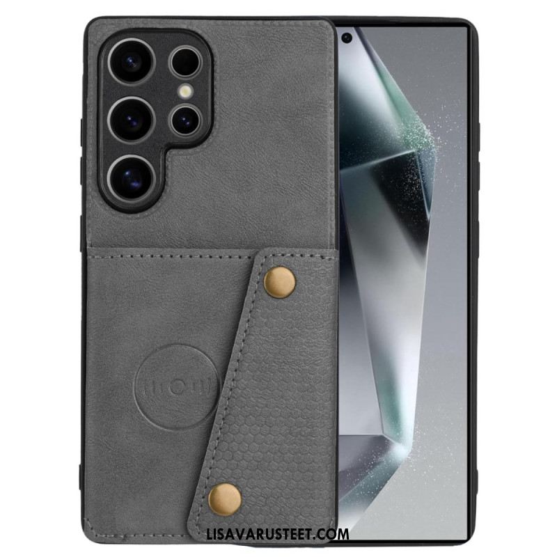 Kuori Samsung Galaxy S25 Ultra 5g Retrotyylinen Korttikotelo