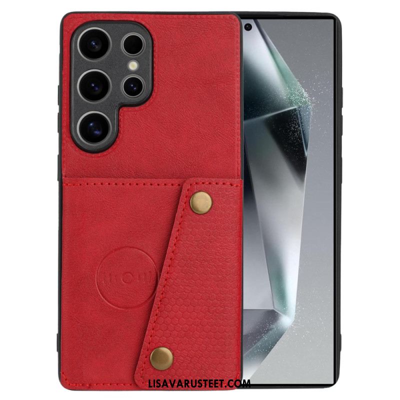 Kuori Samsung Galaxy S25 Ultra 5g Retrotyylinen Korttikotelo