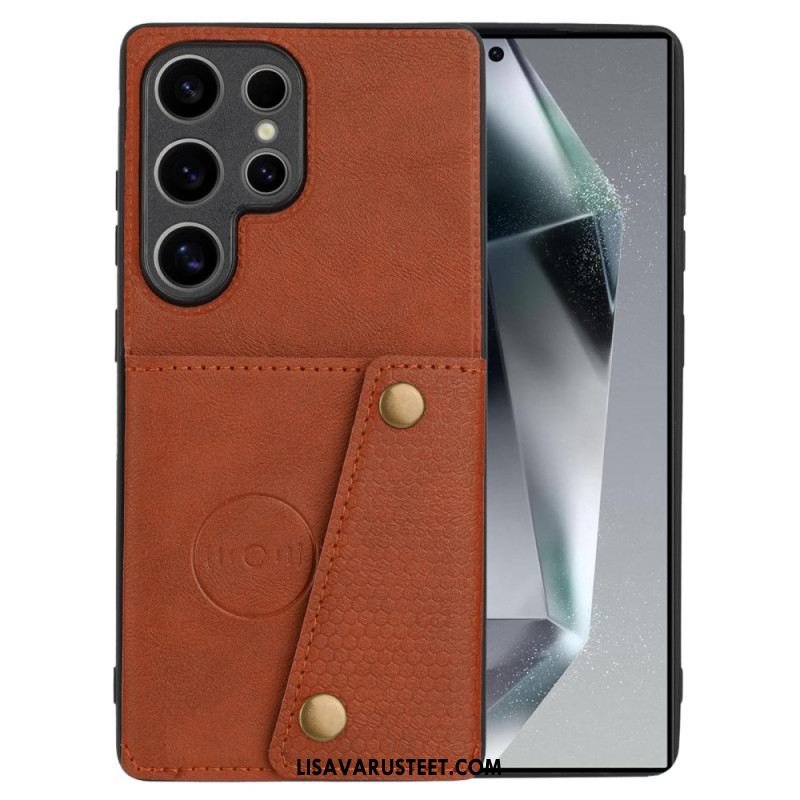 Kuori Samsung Galaxy S25 Ultra 5g Retrotyylinen Korttikotelo