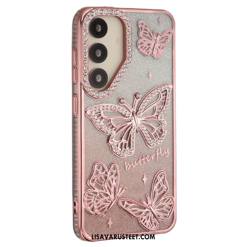 Kuori Samsung Galaxy S26 3d-perhosia Ja Strasseja