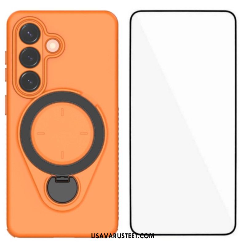 Kuori Samsung Galaxy S26 Kestävä Karkaistulla Lasisella Näytönsuojalla