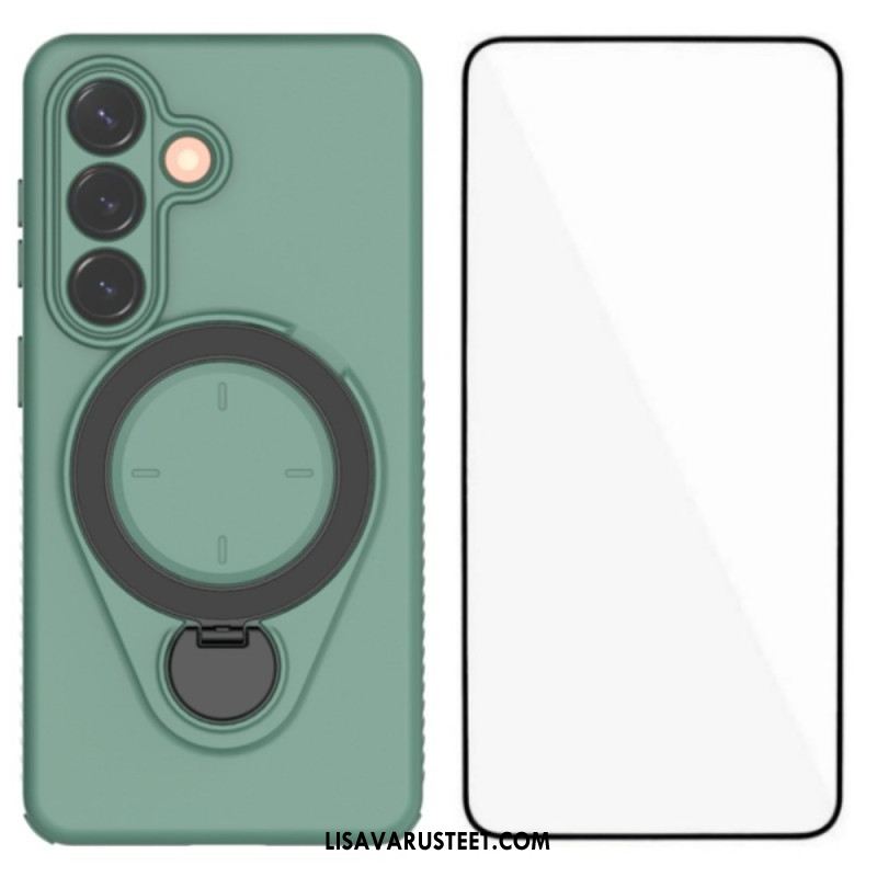 Kuori Samsung Galaxy S26 Kestävä Karkaistulla Lasisella Näytönsuojalla