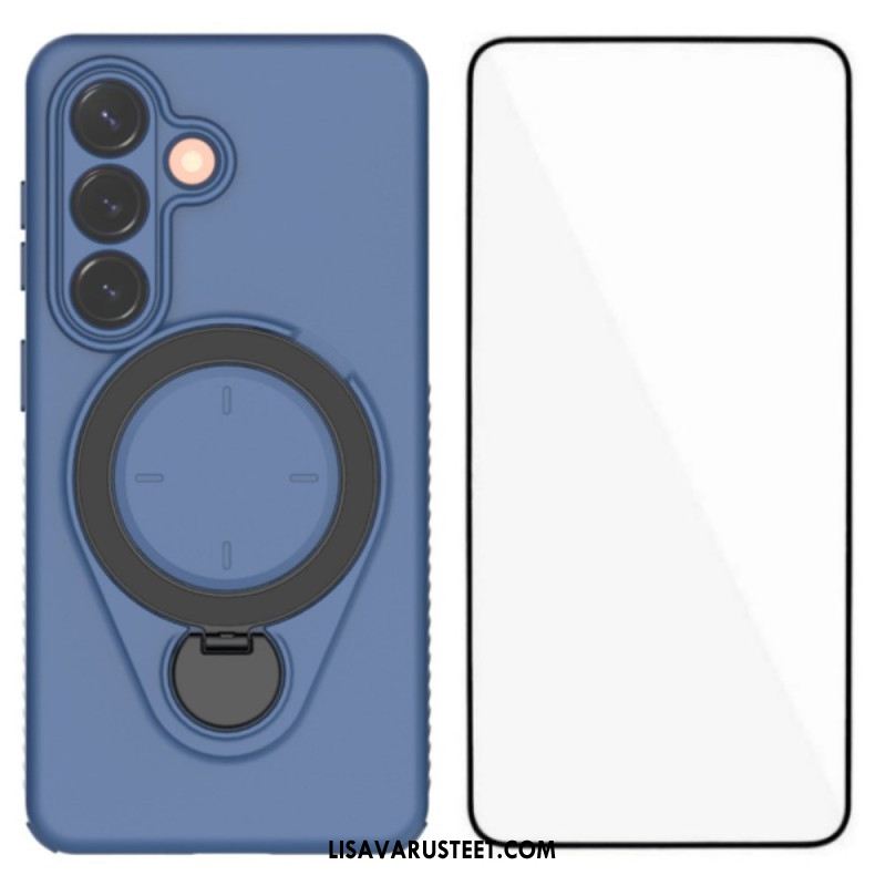 Kuori Samsung Galaxy S26 Kestävä Karkaistulla Lasisella Näytönsuojalla