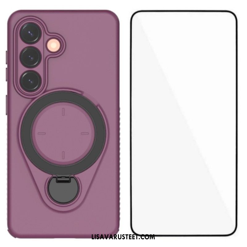 Kuori Samsung Galaxy S26 Kestävä Karkaistulla Lasisella Näytönsuojalla