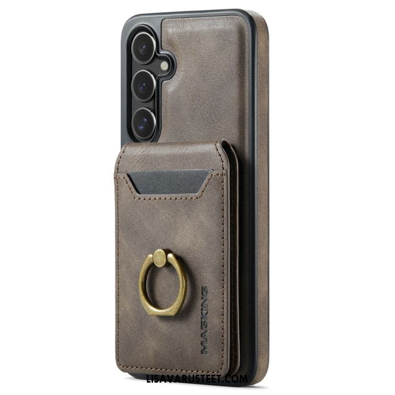 Kuori Samsung Galaxy S26 Magging Magneettinen Korttikotelo Ja Sormus Suojakuori