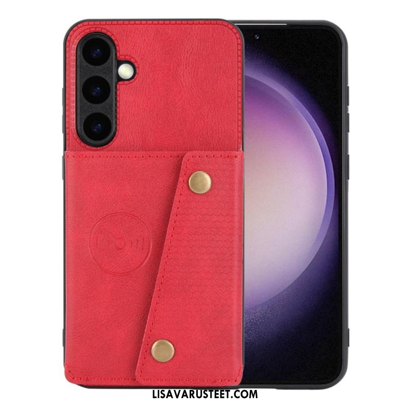 Kuori Samsung Galaxy S26 Nahkajäljitelmäinen Korttikotelo