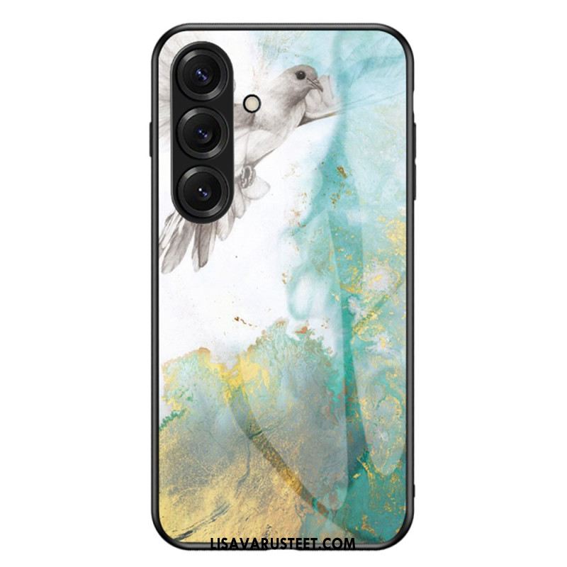 Kuori Samsung Galaxy S26 Plus Marmorikuvioinen Karkaistu Lasi