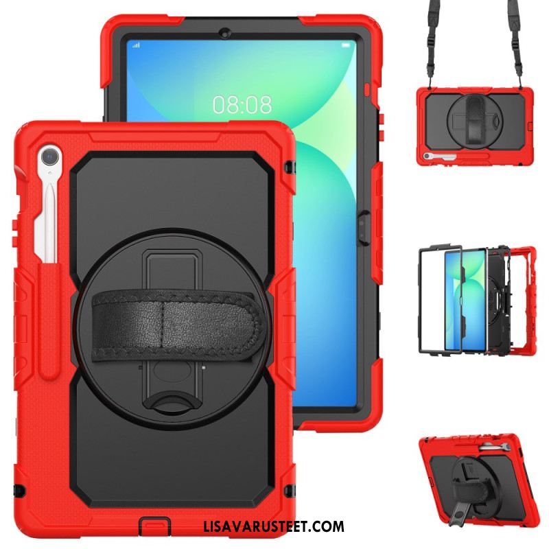 Kuori Samsung Galaxy Tab S10 Fe Plus Erittäin Kestävä Olkahihnalla Suojakuori