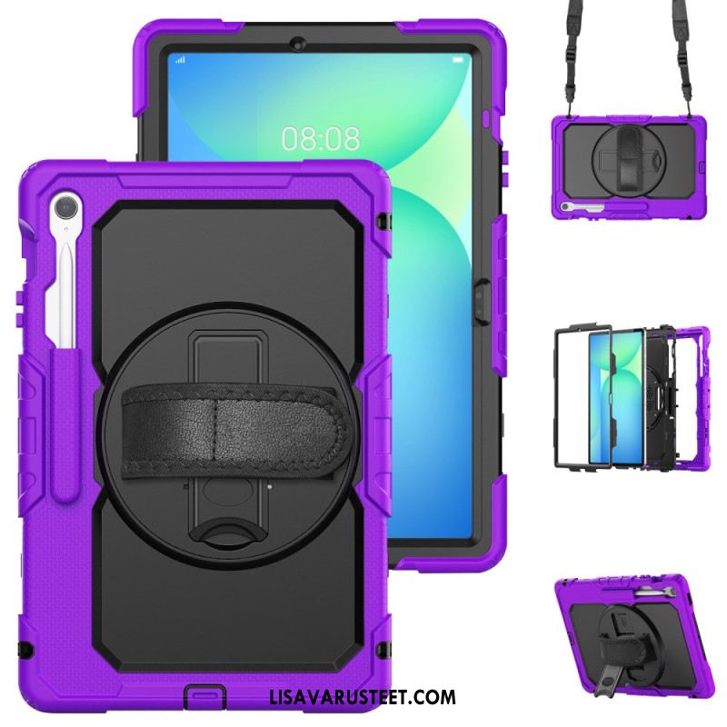 Kuori Samsung Galaxy Tab S10 Fe Plus Erittäin Kestävä Olkahihnalla Suojakuori