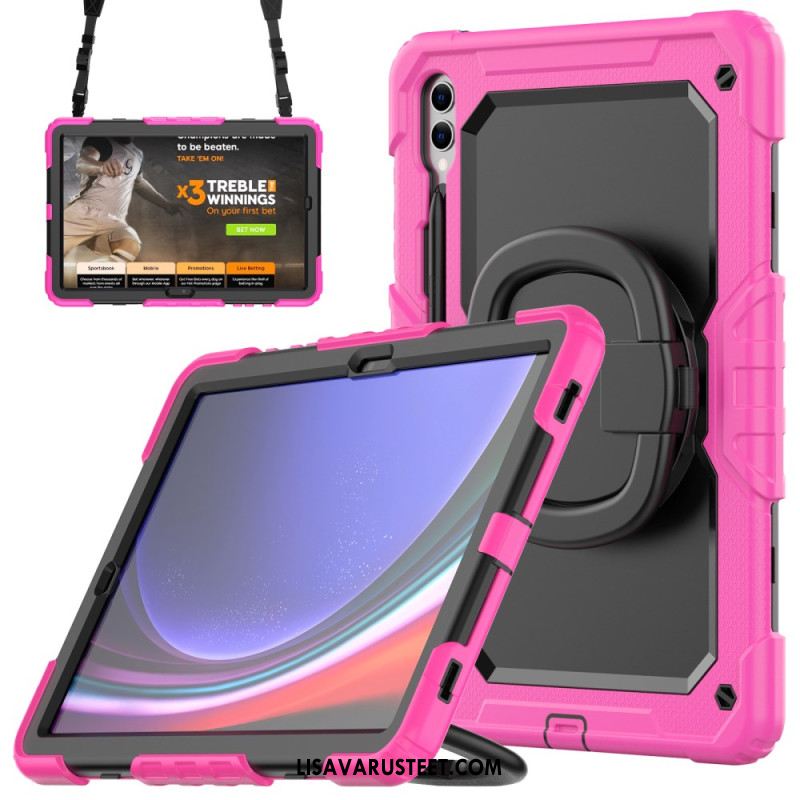 Kuori Samsung Galaxy Tab S10 Plus Erittäin Kestävä Suoja Kynäpidikkeellä Ja Olkahihnalla