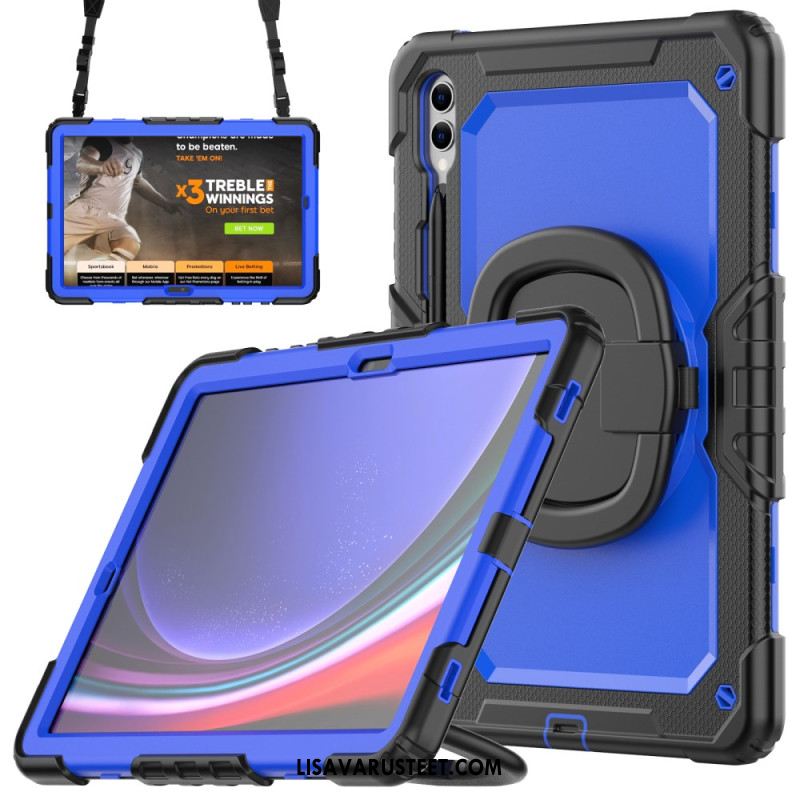 Kuori Samsung Galaxy Tab S10 Plus Erittäin Kestävä Suoja Kynäpidikkeellä Ja Olkahihnalla
