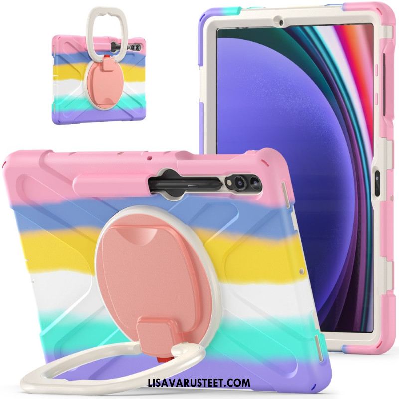 Kuori Samsung Galaxy Tab S10 Plus Monitoiminen Pyörivä Jalusta Ja Kahva