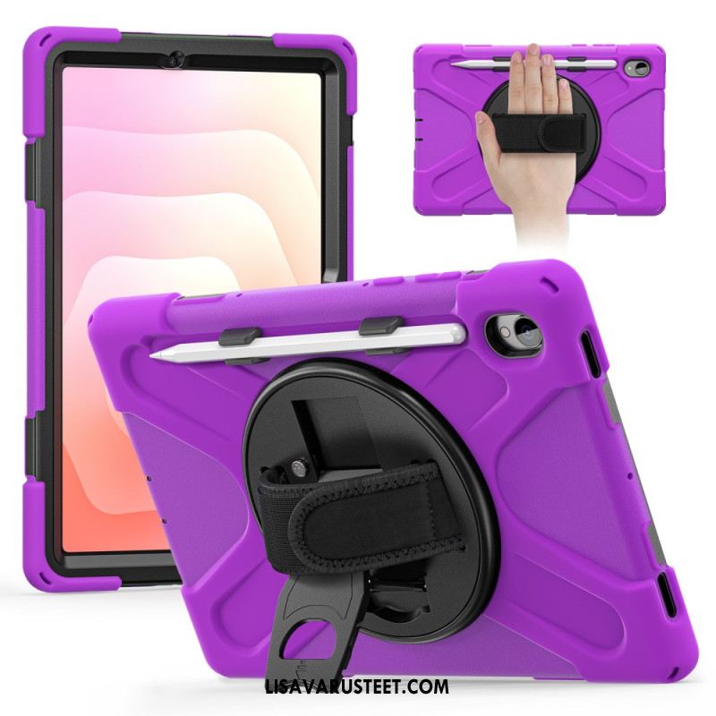 Kuori Samsung Galaxy Tab S11 Erittäin Kestävä Kynätelineellä Ja Olkahihnalla