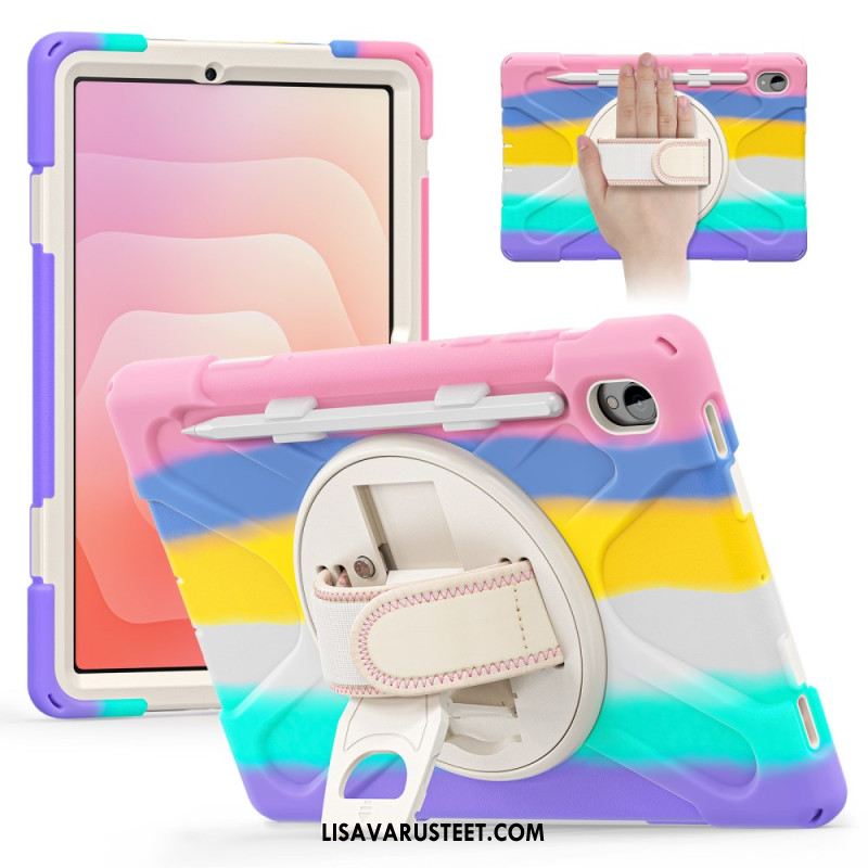 Kuori Samsung Galaxy Tab S11 Erittäin Kestävä Kynätelineellä Ja Olkahihnalla