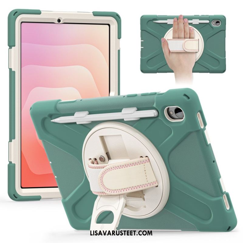 Kuori Samsung Galaxy Tab S11 Erittäin Kestävä Kynätelineellä Ja Olkahihnalla