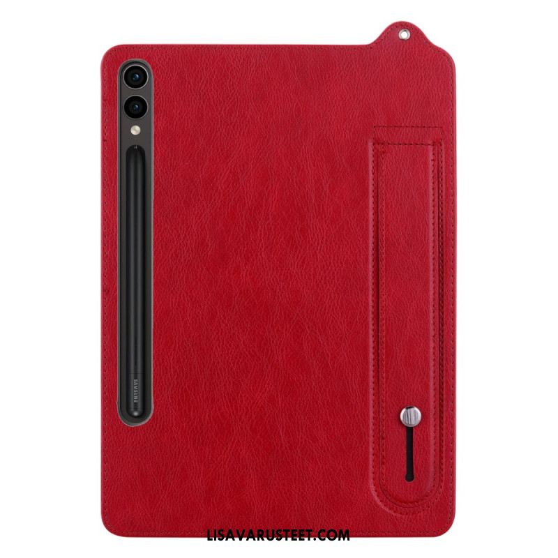 Kuori Samsung Galaxy Tab S11 Ultra Nahkakuvioinen Näytönsuoja Käyttöohjeella Suojakuori