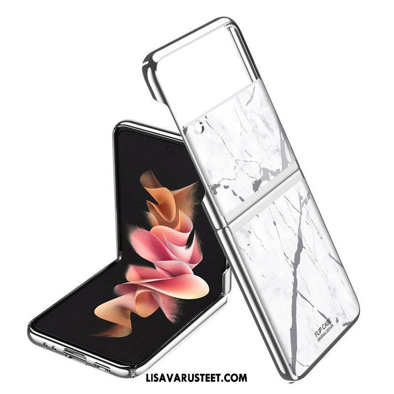 Kuori Samsung Galaxy Z Flip 3 5G Kotelot Flip Marmori Tyyli