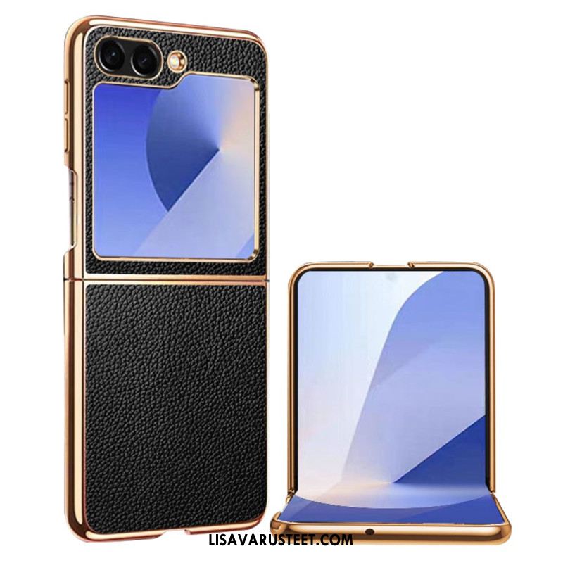 Kuori Samsung Galaxy Z Flip 7 Fe Aitoa Nahkaa