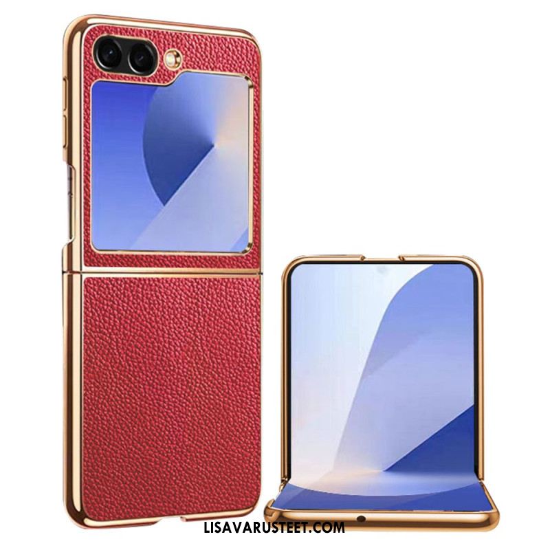 Kuori Samsung Galaxy Z Flip 7 Fe Aitoa Nahkaa