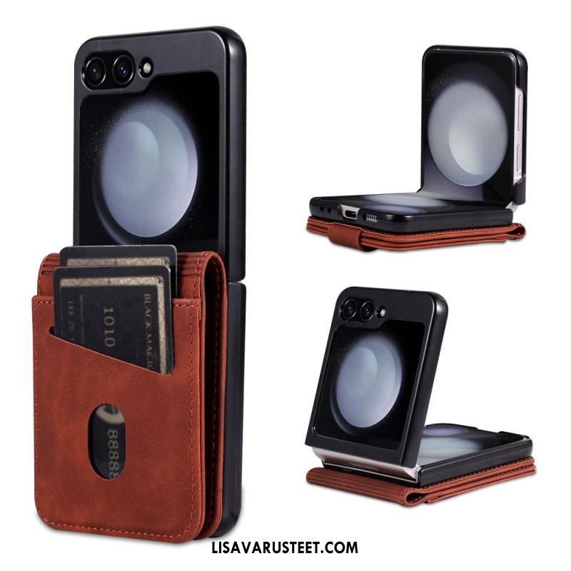 Kuori Samsung Galaxy Z Flip 7 Fe Azns Keinonahkainen Korttikotelo