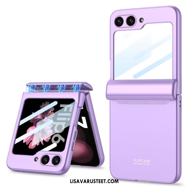 Kuori Samsung Galaxy Z Flip 7 Fe Gkk-magneettinen Sarana Ja Pieni Näytönsuoja